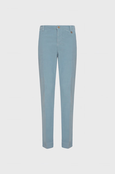 Pant slim made in needlecord velvet
