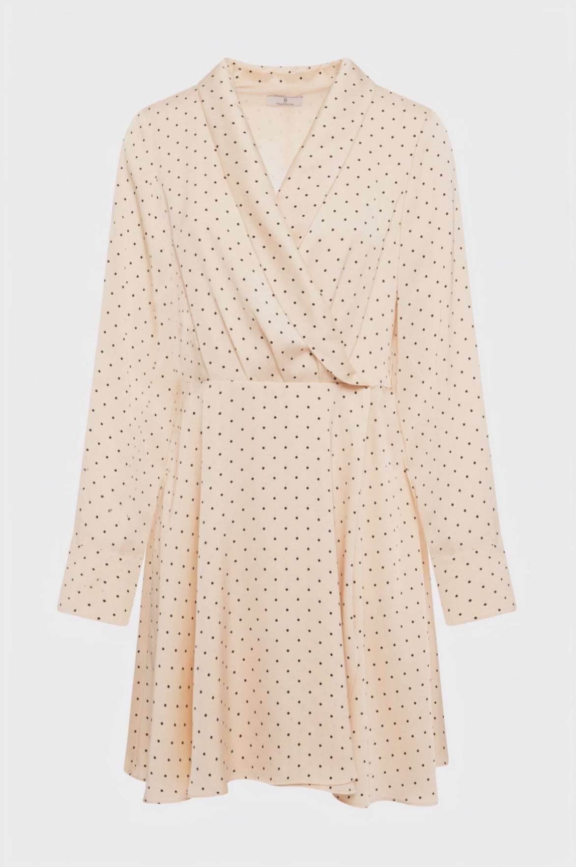 Mini dress regular fit with polka dots pattern