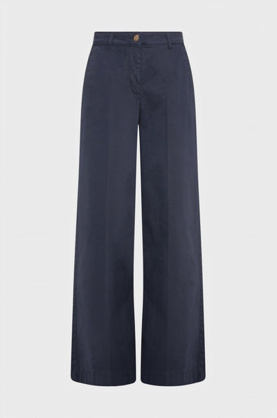 Wide leg pant Chino's style made in satin