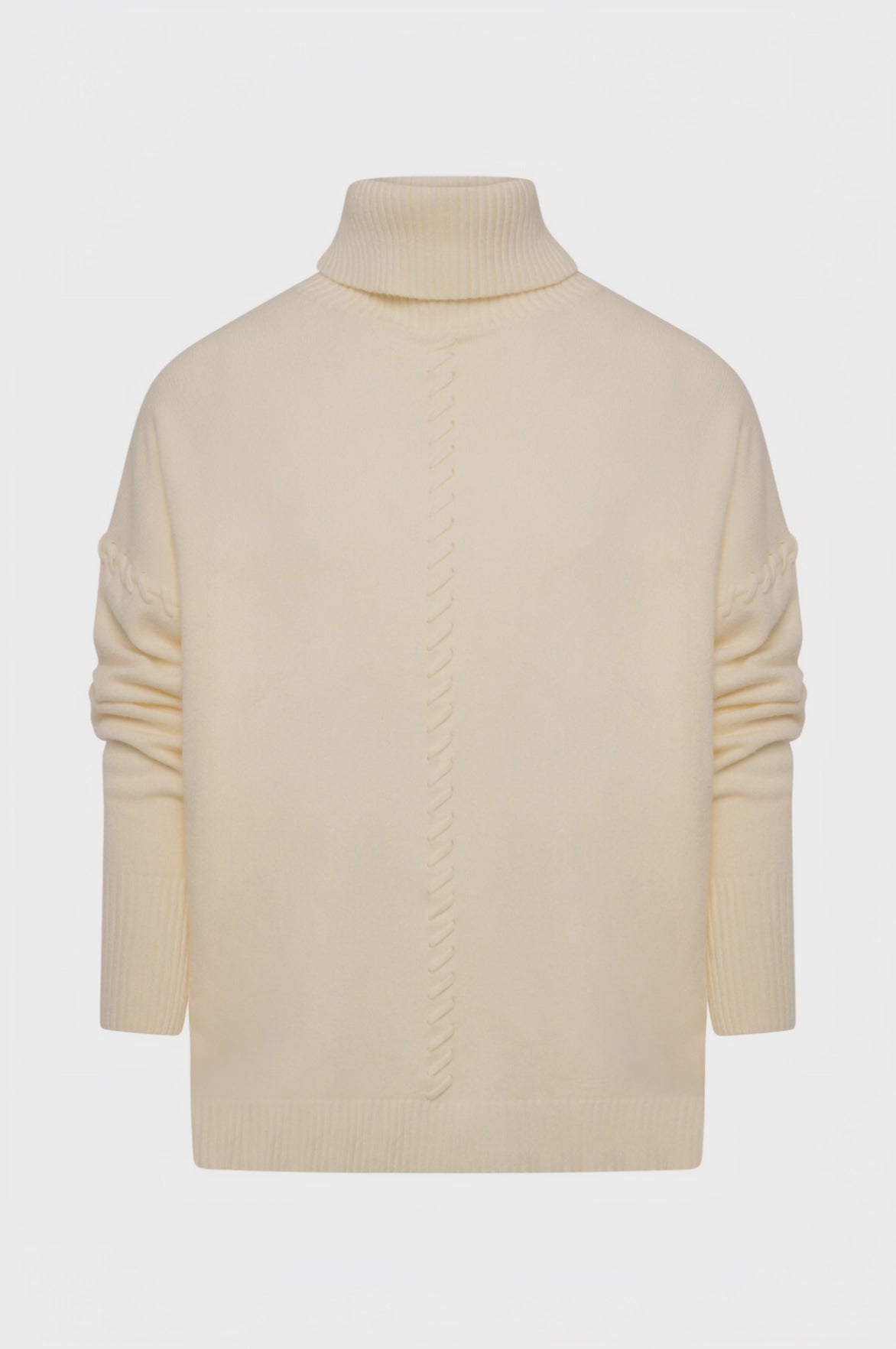 Knitwear over fit with high neck