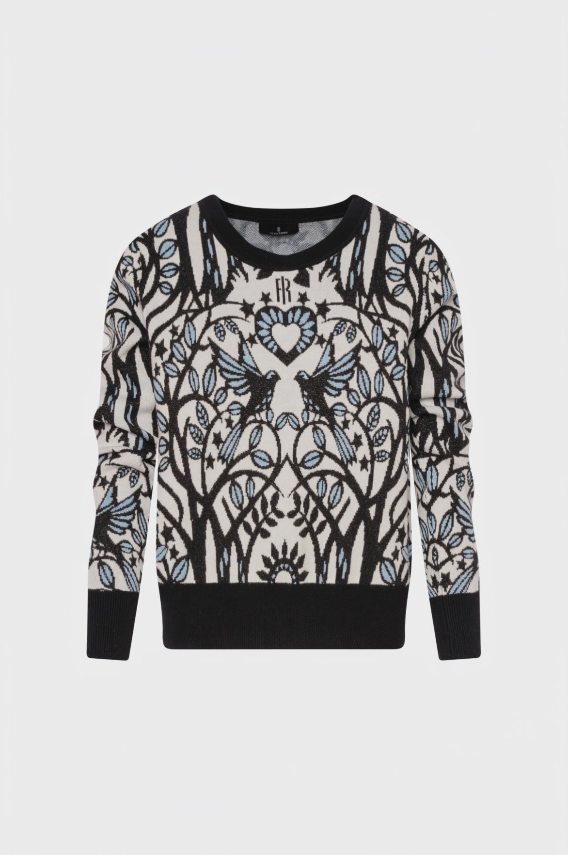 Knitwear regular fit with jacquard effect
