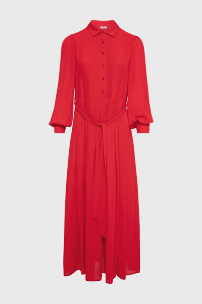 Chemisier dress regular fit made in georgette