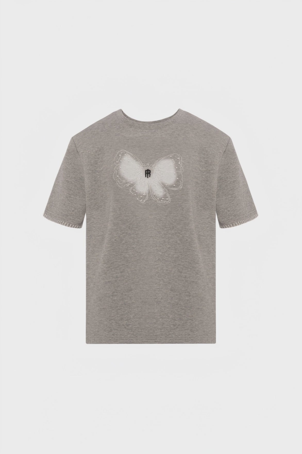T-shirt straight line made in stretch cotton jersey