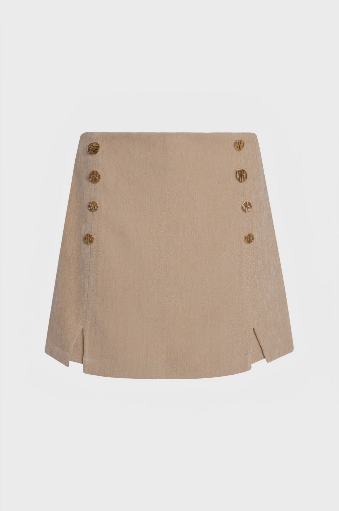 Short skort regular fit made in velvet