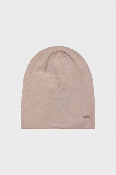Knitted beanie hat made in wool