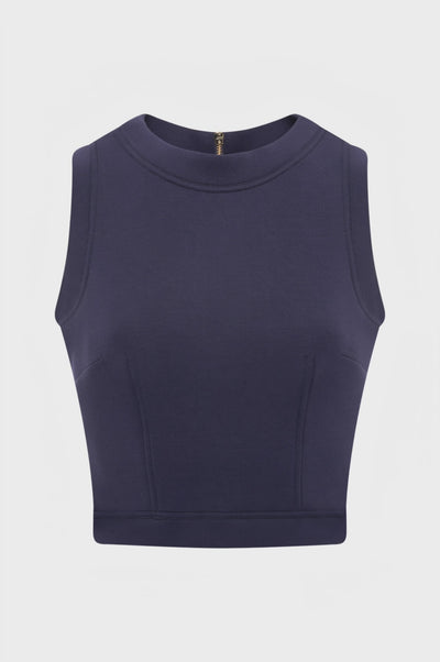 Tank top slim fit made in fleece
