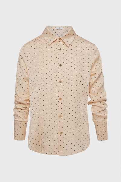 Shirt regular fit with polka dots pattern