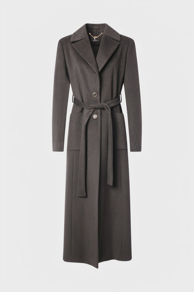 Long coat regular fit single breasted