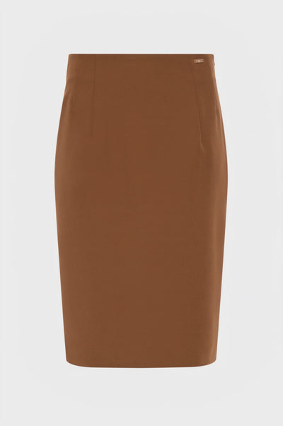 Sheath skirt slim fit middle length