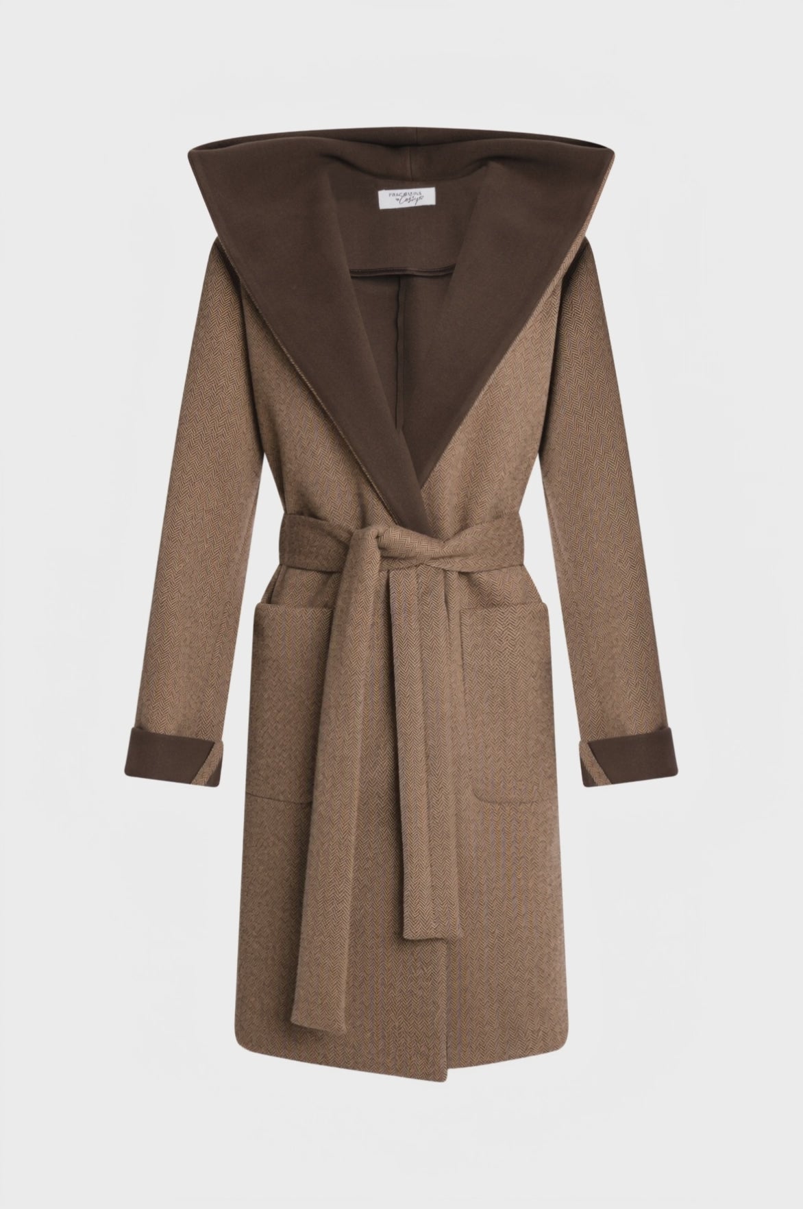 Long coat regular fit with hood