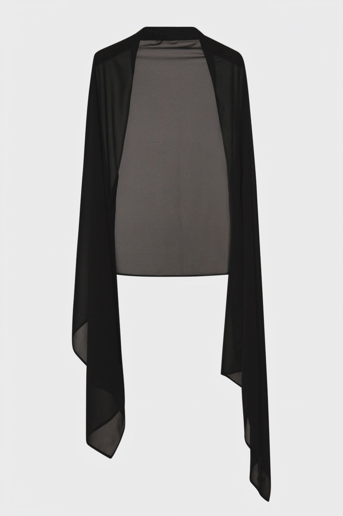 Stole rectangular shape made in georgette