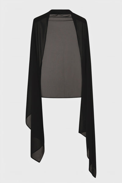 Stole rectangular shape made in georgette