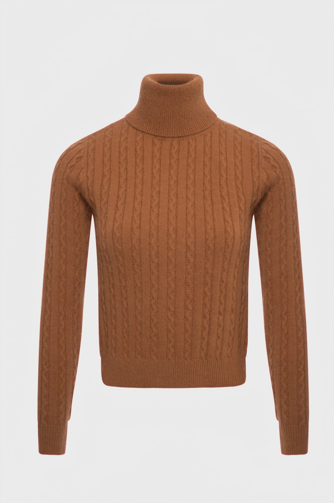 Knitwear slim fit with cable stitch