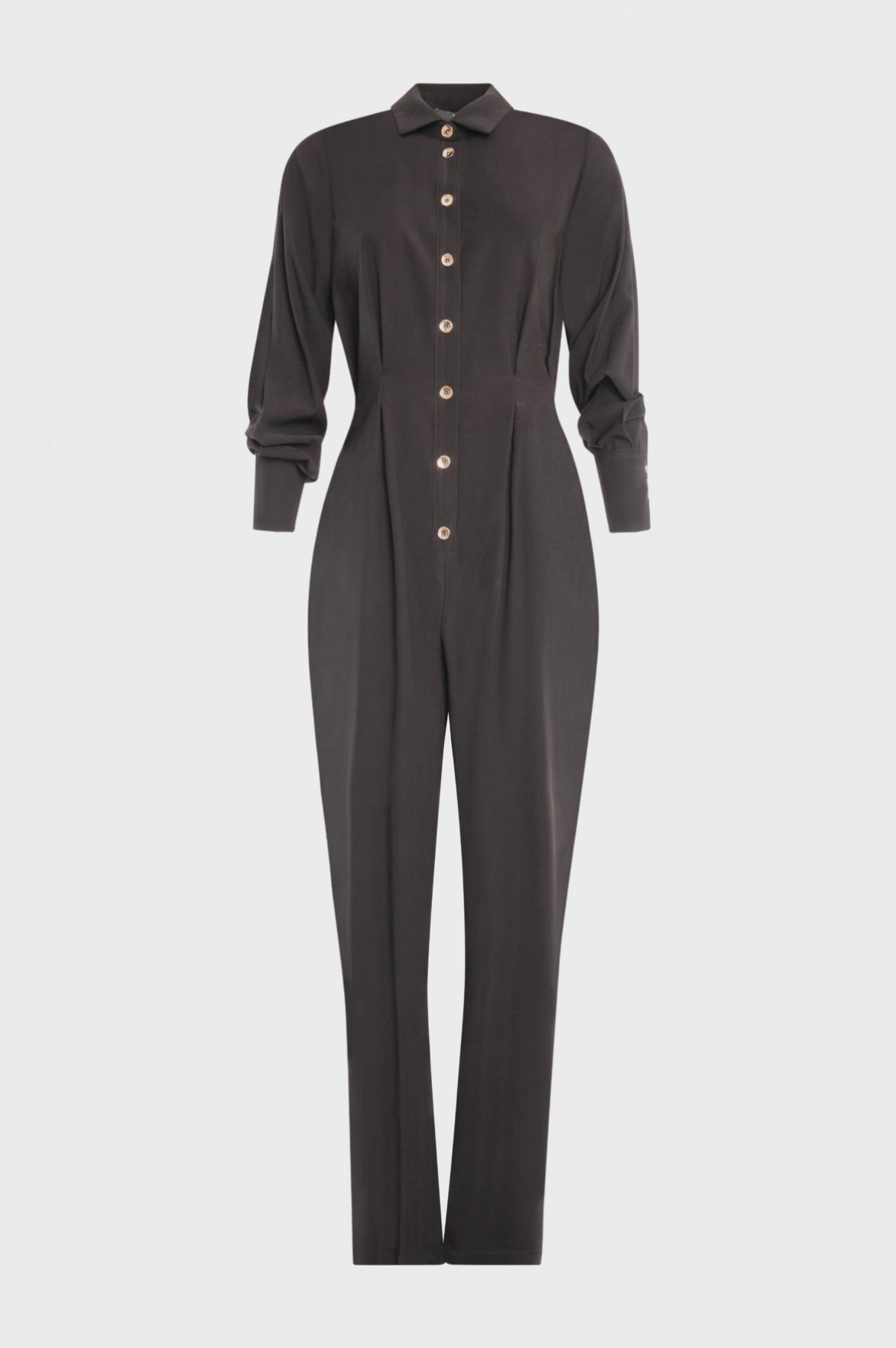 Long overall regular fit made in stretch viscose