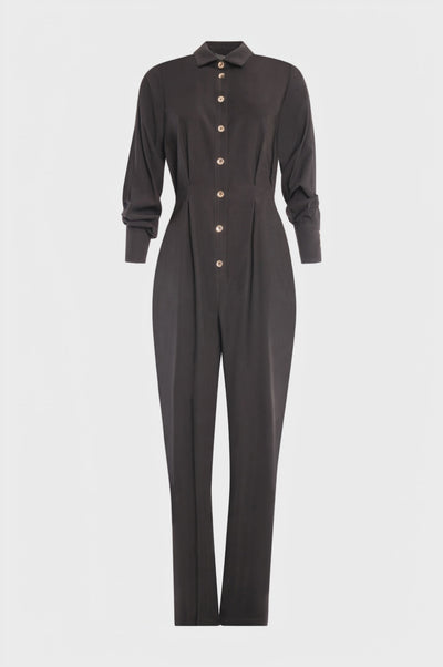 Long overall regular fit made in stretch viscose