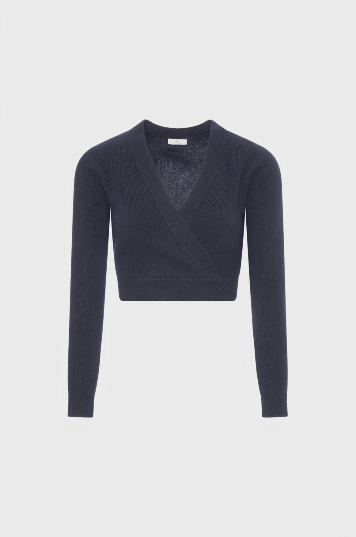 Knitwear slim fit cropped made in wool