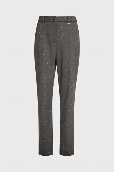Pant regular fit made in pinstriped fabric