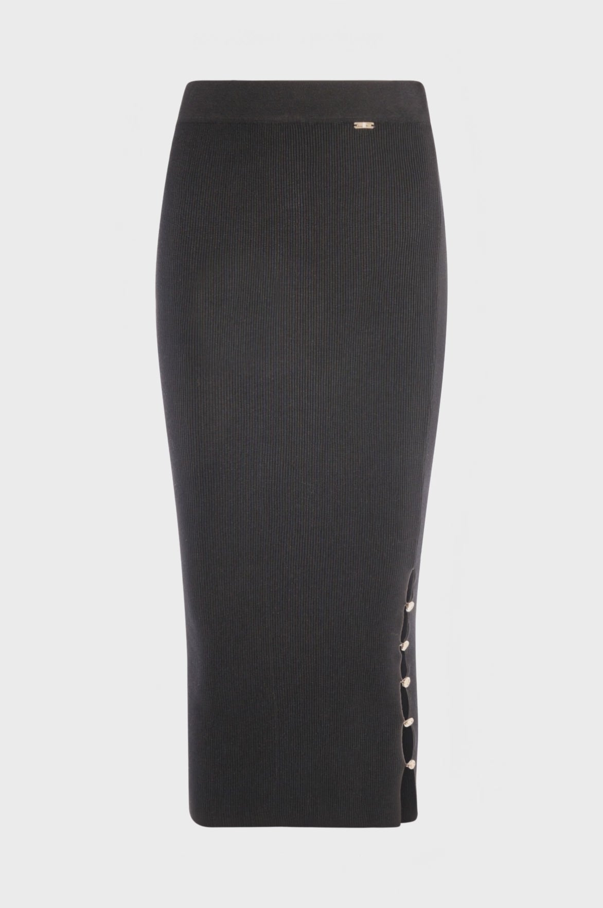 Knitted skirt slim fit middle length