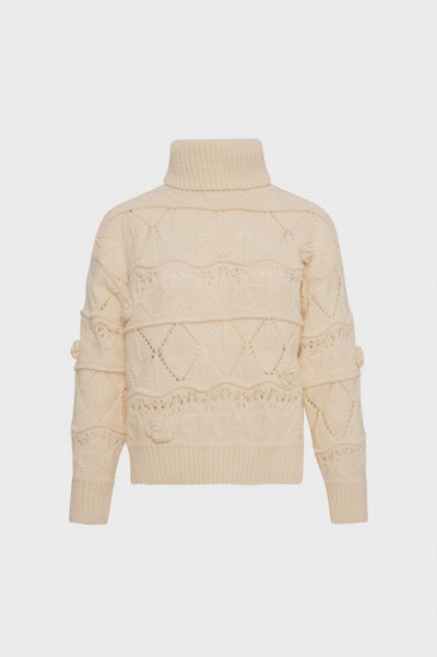 Knitwear over fit with wool
