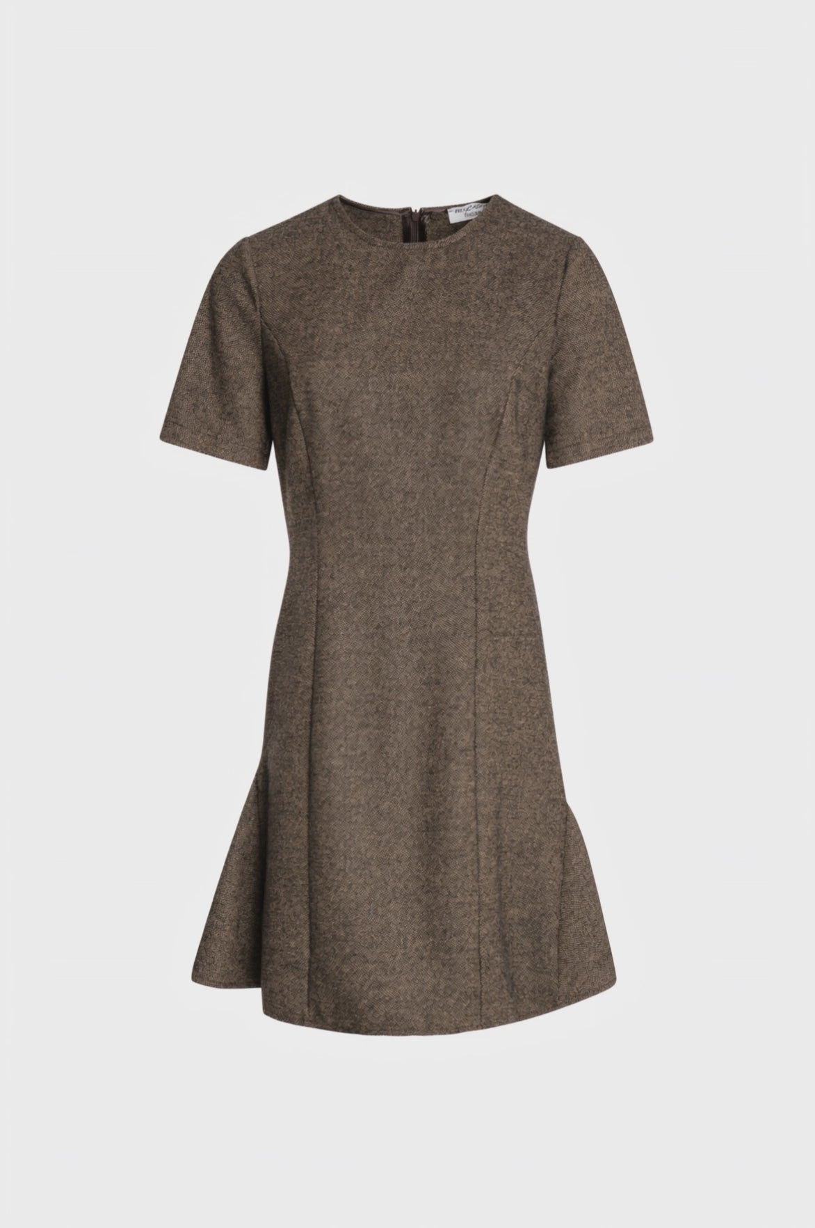 Mini dress regular fit with wool