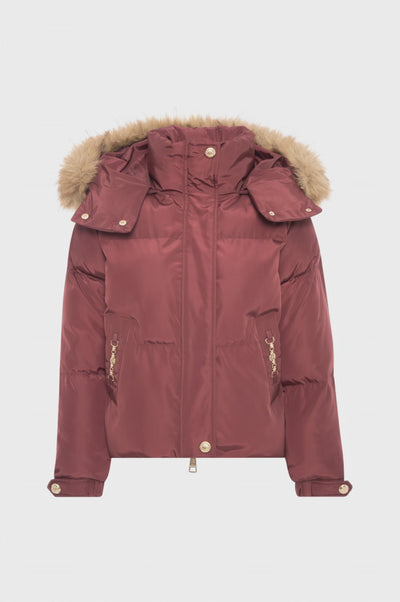 Padded jacket with hood