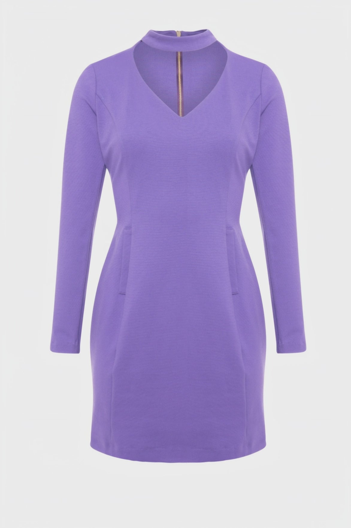 Mini dress slim fit made in stretch fabric