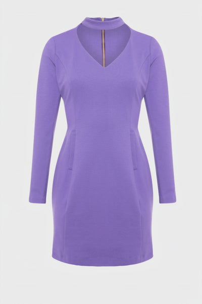 Mini dress slim fit made in stretch fabric