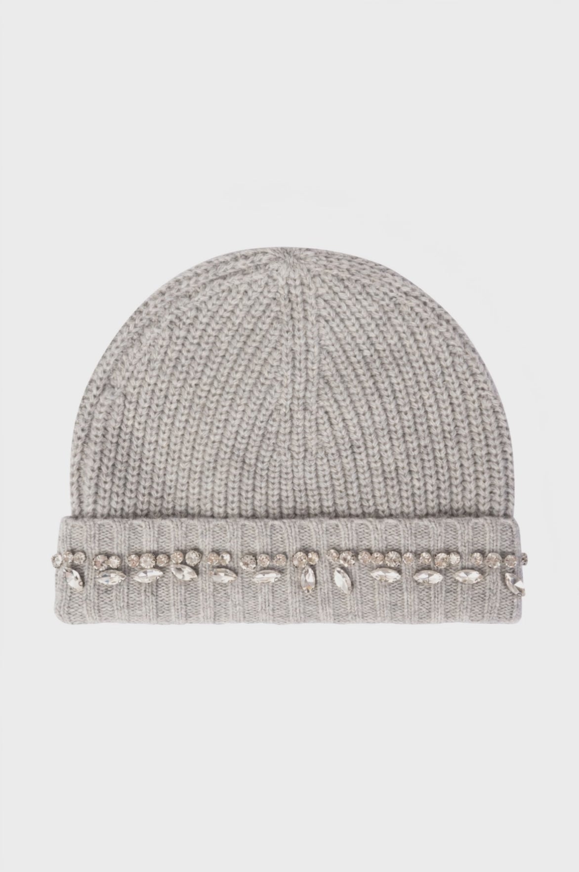Hat made in wool with shiny stones