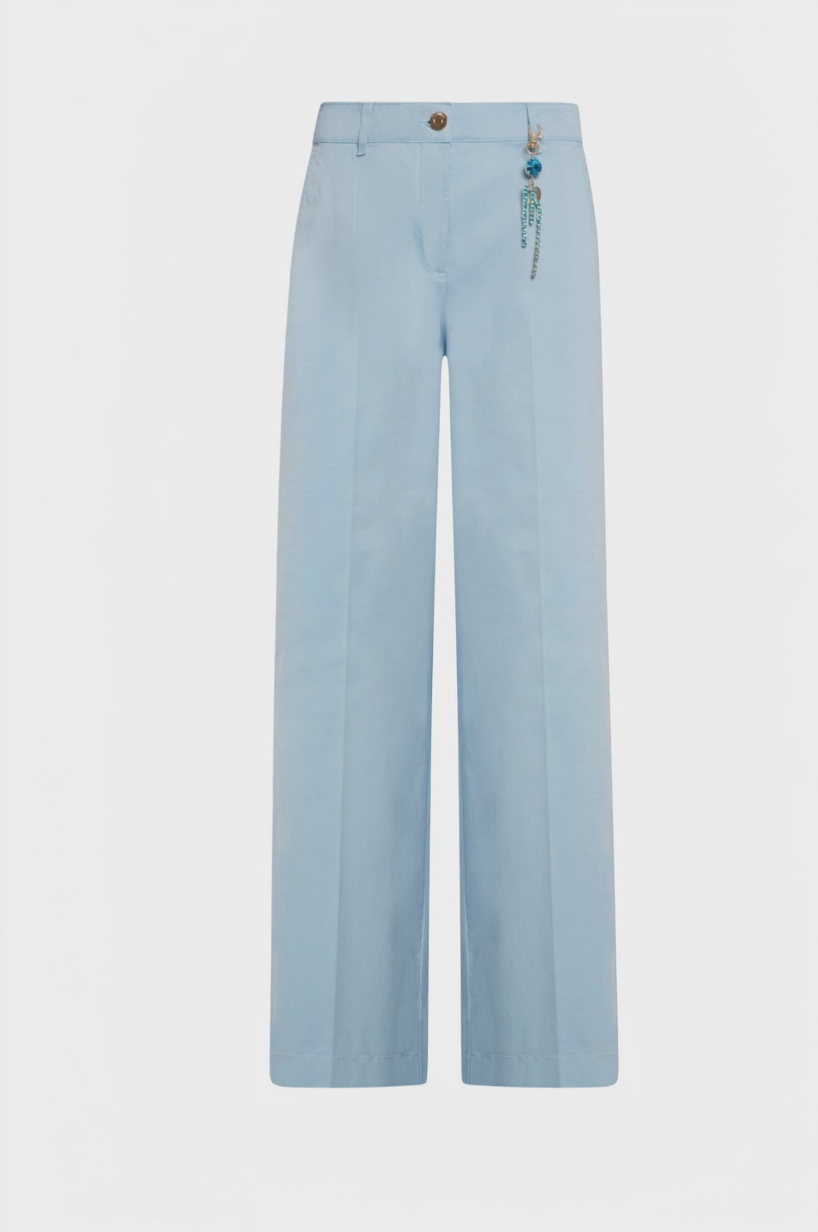 Palazzo pant wide fit made in stretch cotton