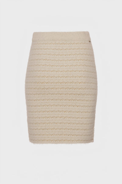 Knitted mini skirt slim fit