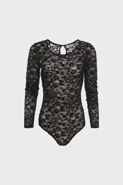 Body slim fit made in lace