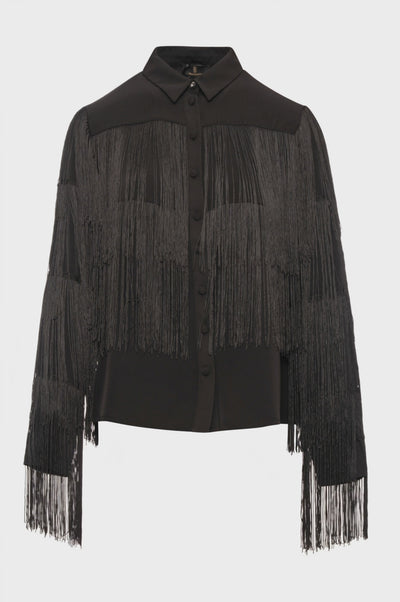 Shirt regular fit with fringes