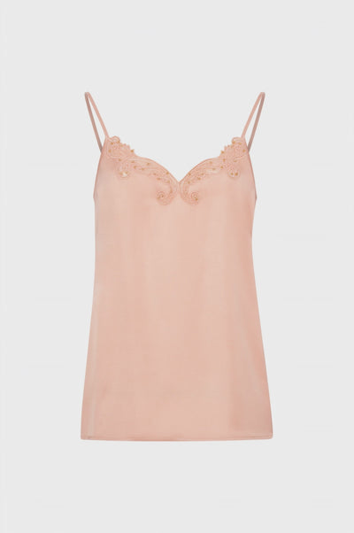 Tank top made in satin