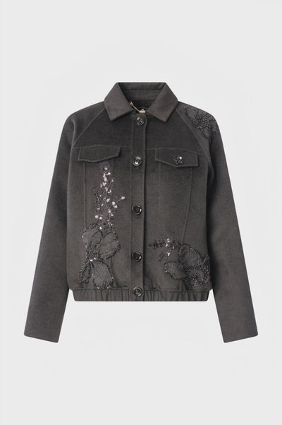 Short coat regular fit with wool