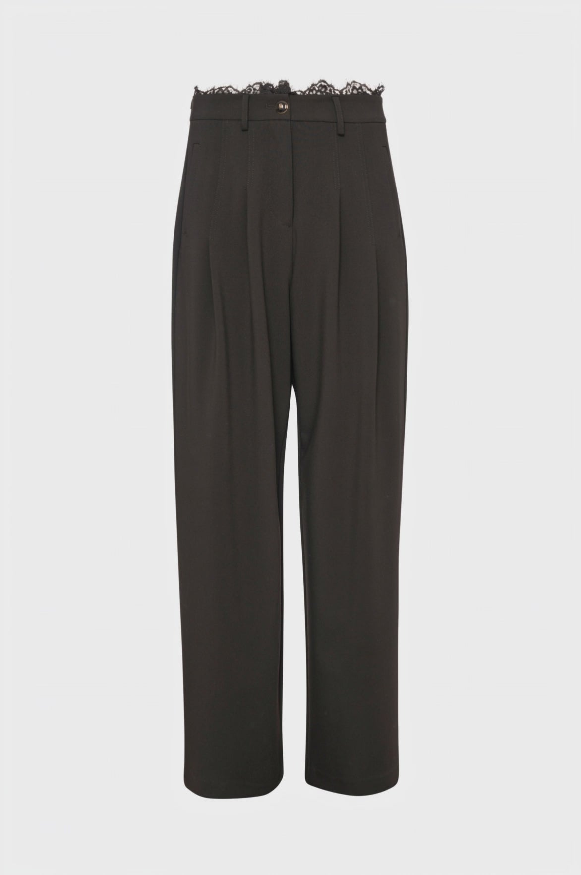 Carrot pant with lace details