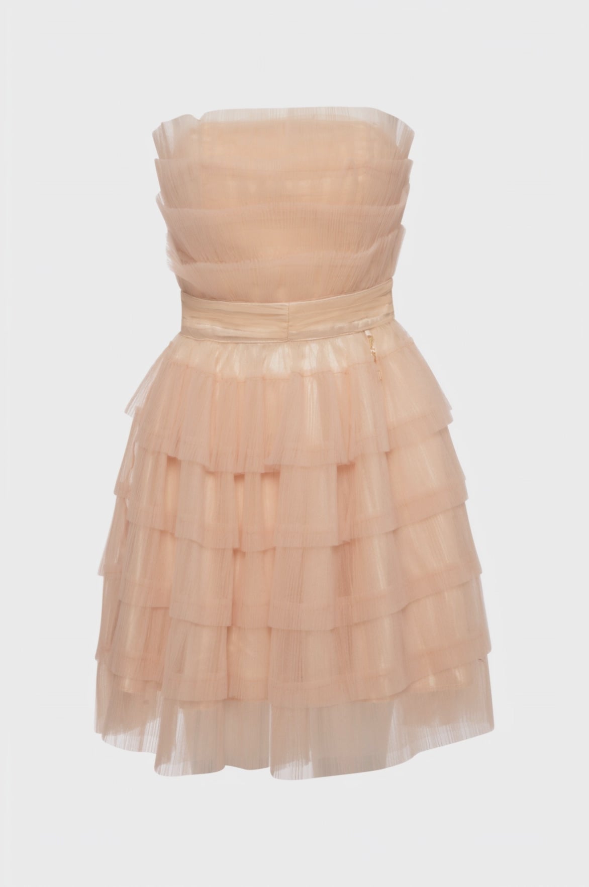 Mini dress regular fit made in tulle