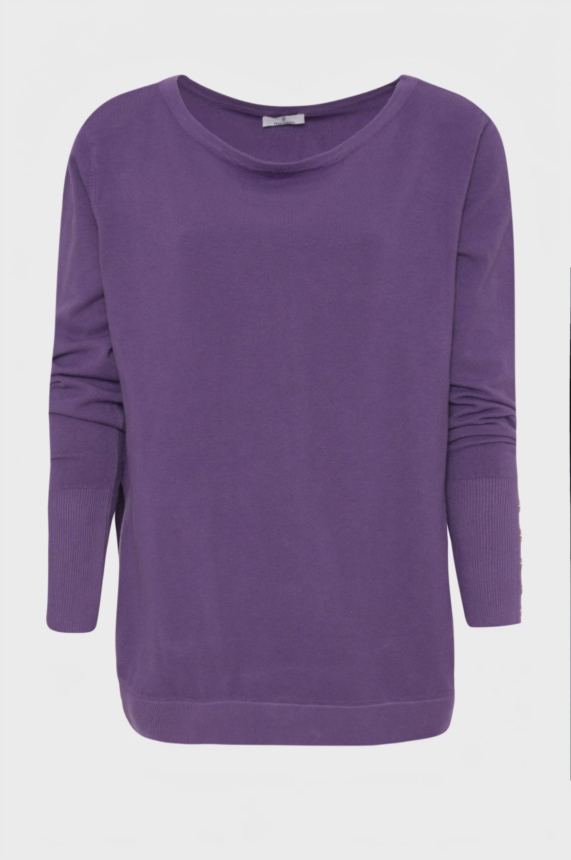 Knitwear regular fit with boat neckline