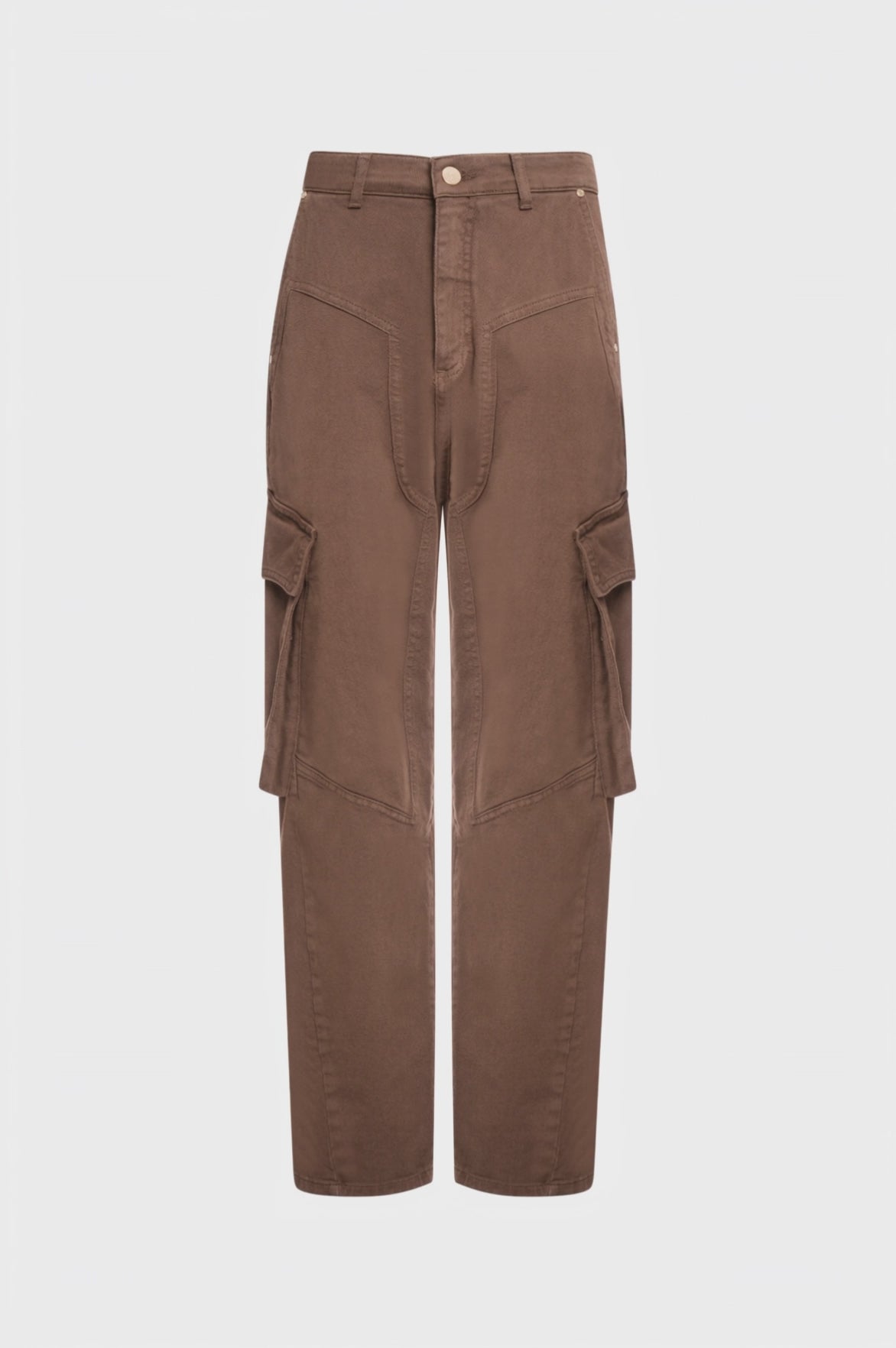 Carrot pant balloon fit made in gabardine