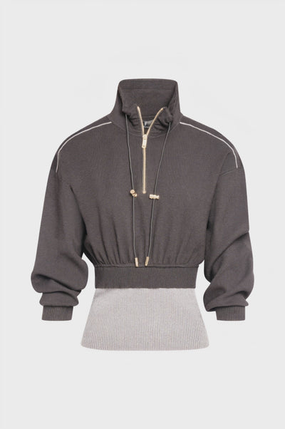 Knitwear regular fit with high neck