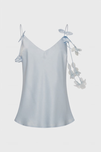 Tank top made in satin