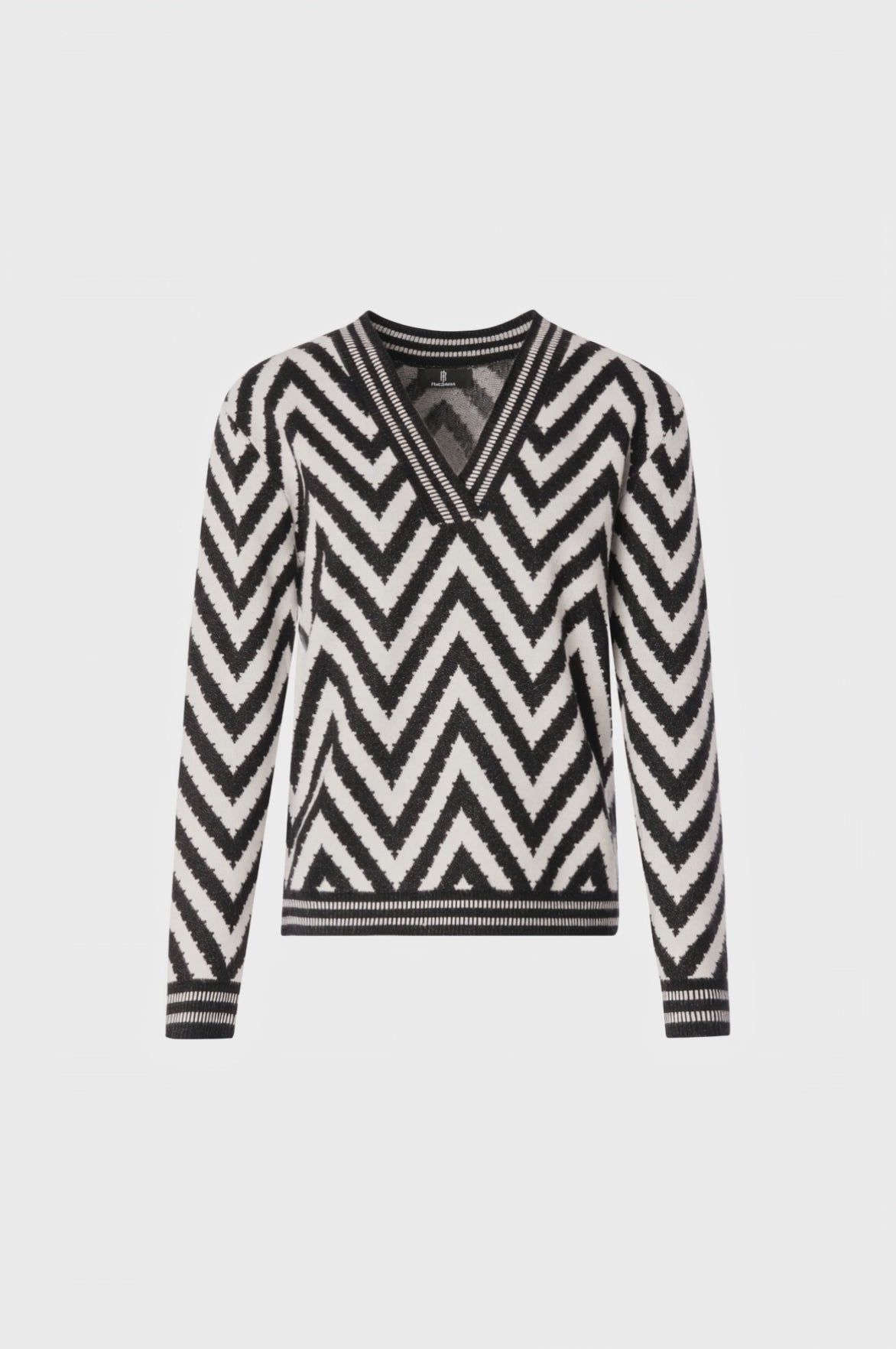 Knitwear regular fit with flowery jacquard effect