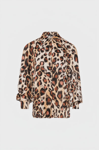 Shirt regular fit with animalier pattern