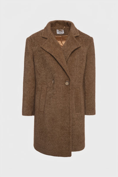 Coat regular fit double breasted