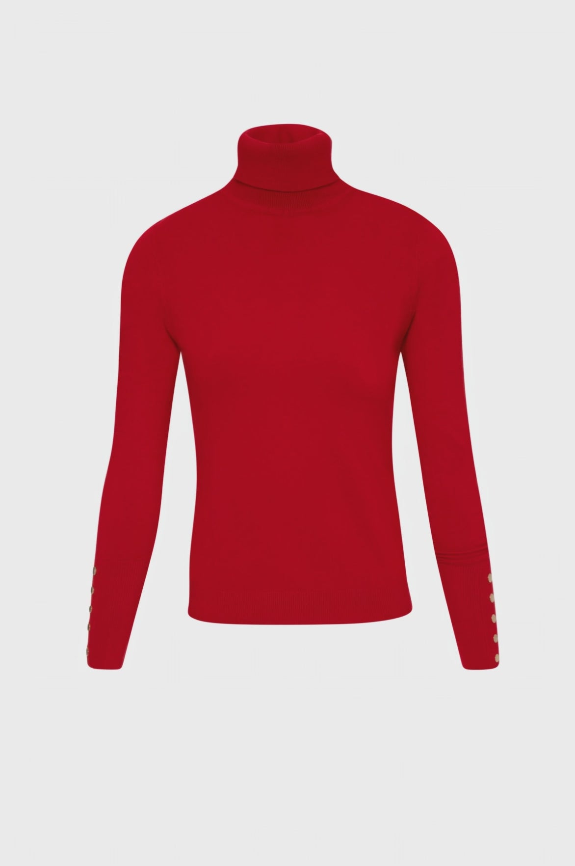 Knitwear slim fit with high neck