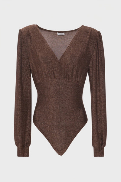 Body slim fit with lurex
