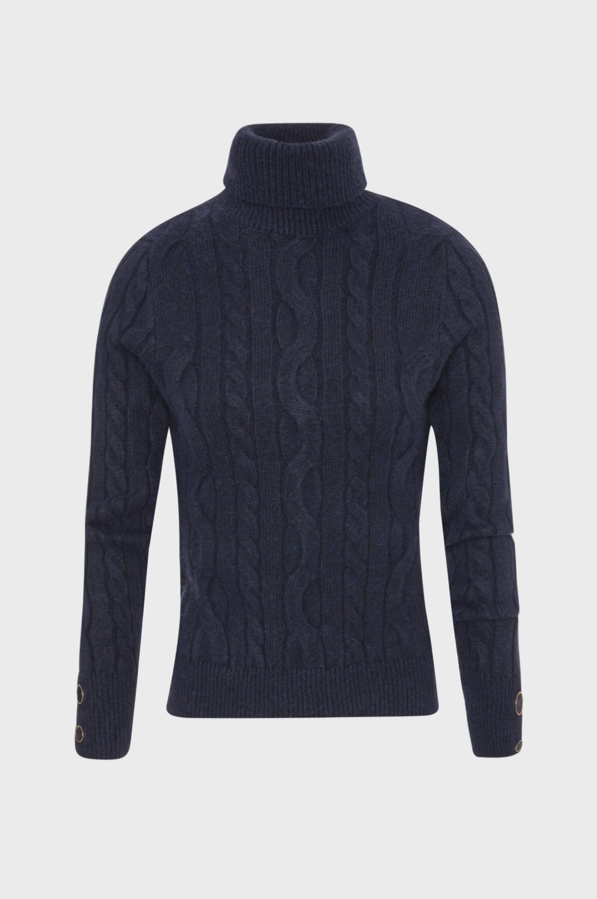 Knitwear slim fit with cable stitch