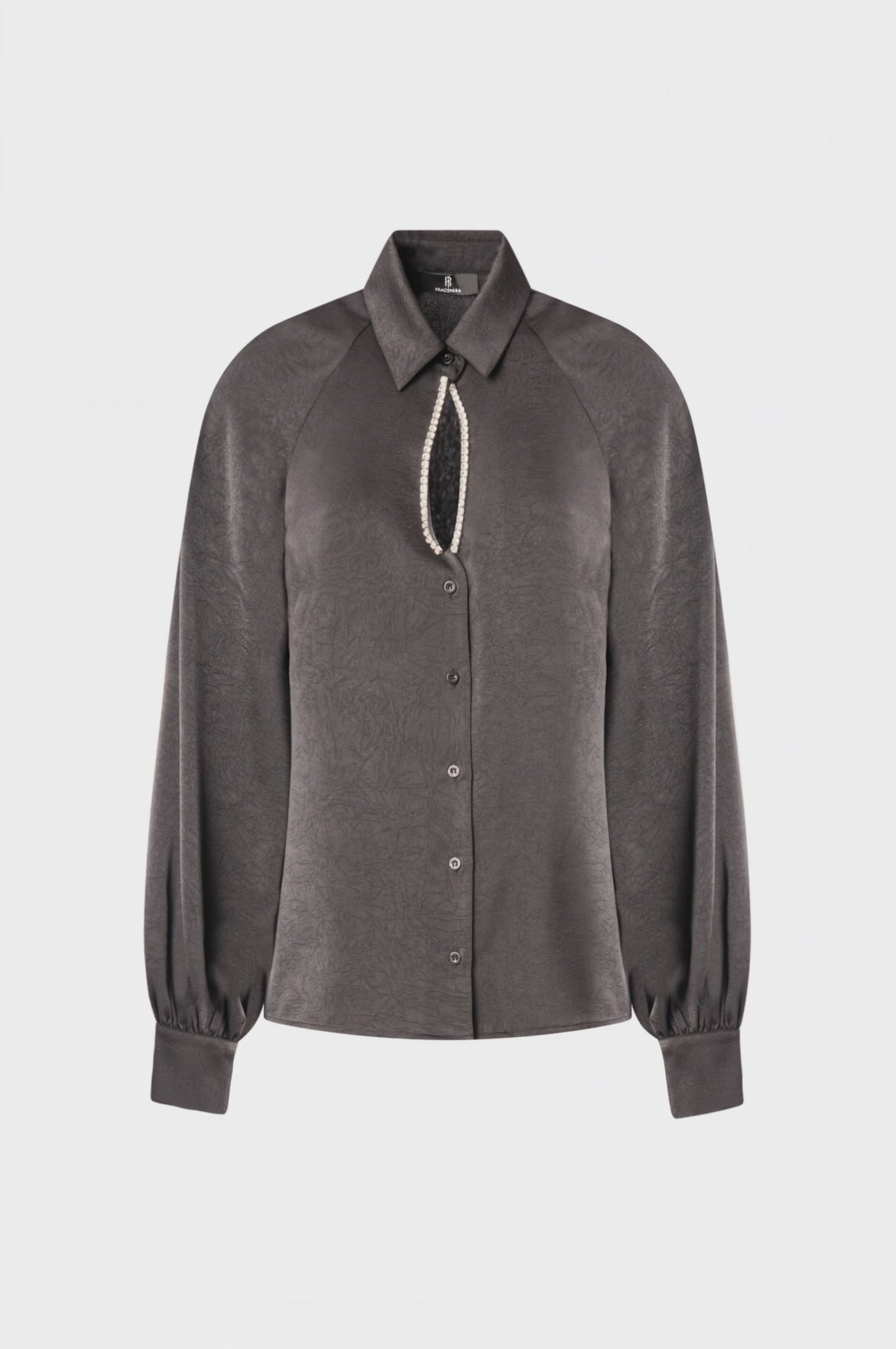 Shirt regular fit made in satin