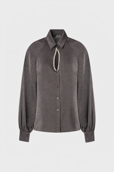 Shirt regular fit made in satin