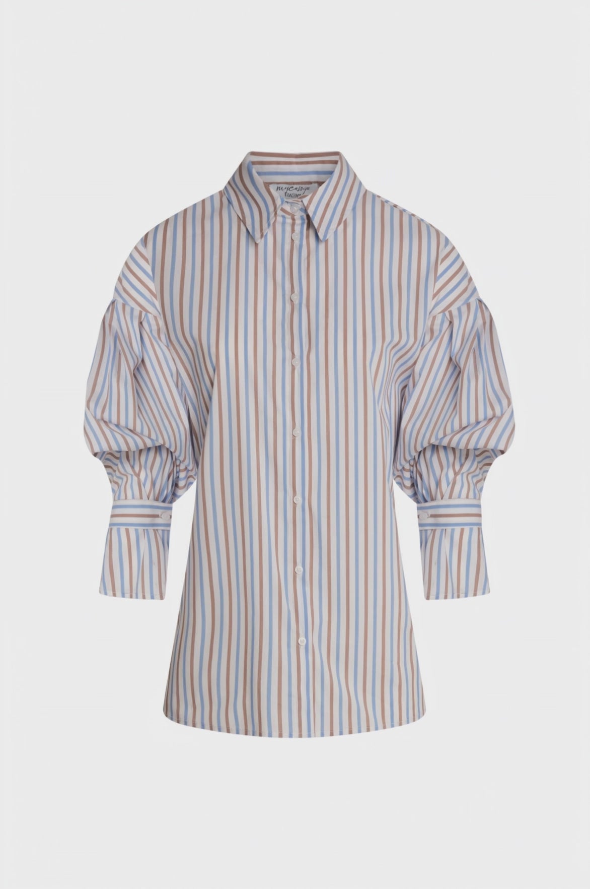 Shirt regular fit with multicolor stripes
