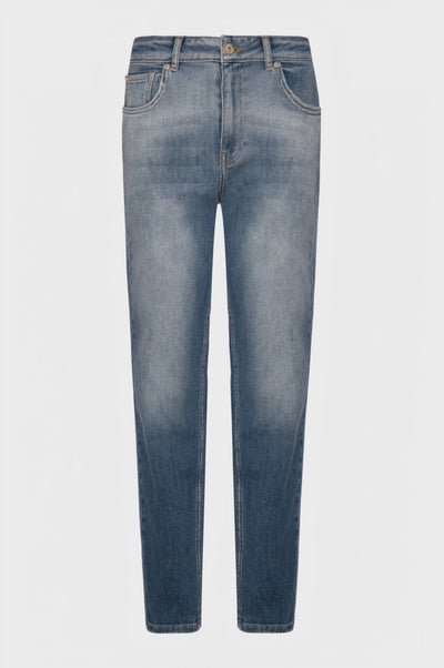 Jeans mom fit made in denim with middle strong wash